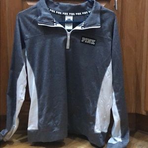 VICTORIA SECRET PINK HALF ZIP